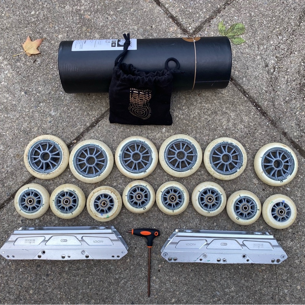 Iqon AG 90 Inline skate frame set